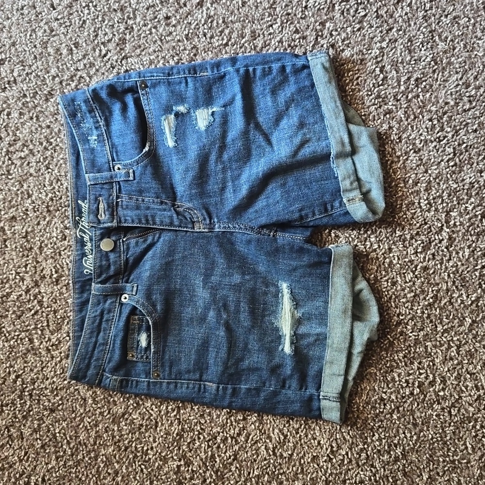 Denim shorts